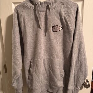 Antigua Light Gray Hoodie with Logo